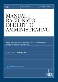 MANUALE RAGIONATO DI DIRITTO AMMINISTRATIVO - copertina brossura